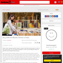 Buy Different Books Online in India