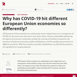 Why has COVID-19 hit different European Union economies so differently?