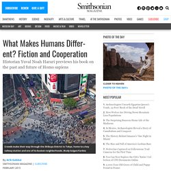 What Makes Humans Different? Fiction and Cooperation