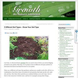 5 Soil Types