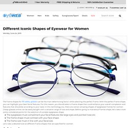 Different Iconic Shapes of Eyewear for Women