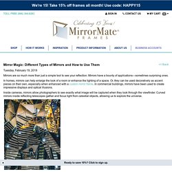 Mirror Magic: Different Types of Mirrors and How to Use Them