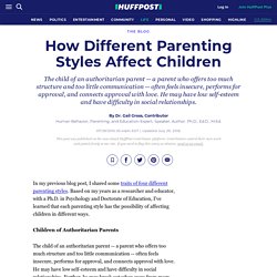 How Different Parenting Styles Affect Children