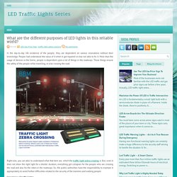 What are the different purposes of LED lights in this reliable world? ~ LED Traffic Lights Series