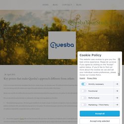 Key points that make Quesba’s approach different from others - quesbayourstudyhelp