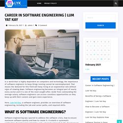 Different Careers in Software Engineering