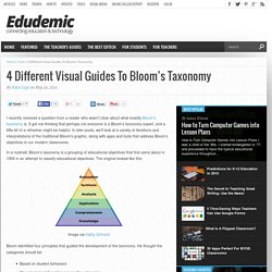 4 Different Visual Guides To Bloom's Taxonomy