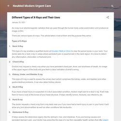 Different Types of X-Rays and Their Uses
