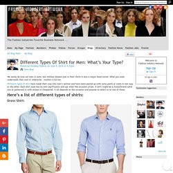 Different Types Of Shirt for Men: What’s Your Type?