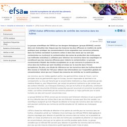 EFSA 17/01/12 L’EFSA évalue différentes options de contrôle des norovirus dans les huîtres