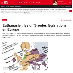 Euthanasie : les différentes législations en Europe