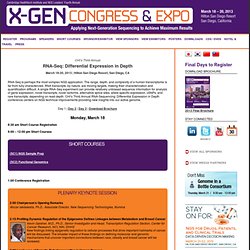RNA-Seq: Differential Expression in Depth - Day 1 - XGen Congress Expo