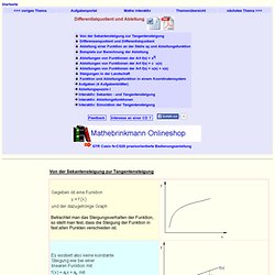 Differentialquotient und Ableitung