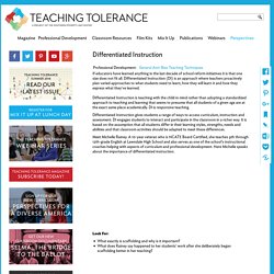 Teaching Tolerance - Diversity, Equity and Justice