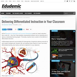 Delivering Differentiated Instruction in Your Classroom