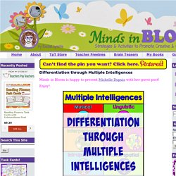Differentiation through Multiple Intelligences