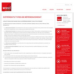 Différents types de référencement - W3C2i
