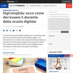 DigCompEdu: il docente della scuola digitale