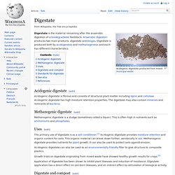 Digestate - Wikipedia, the free encyclopedia - (Build 2010040106