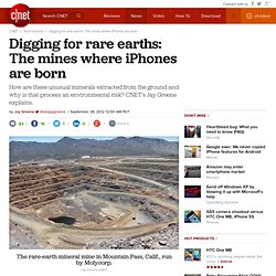 Digging for Rare Earths: The Mines Where iPhones Are Born