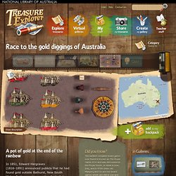 Race to the gold diggings of Australia