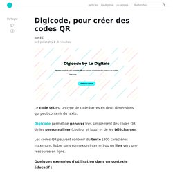 Digicode, pour créer des codes QR - Le Blog by La Digitale