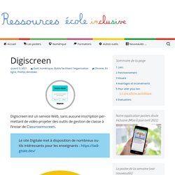 Digiscreen - Ressources pour l'école inclusive