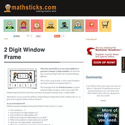 2 Digit Window Frame