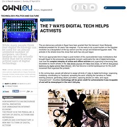 The 7 Ways Digital Tech Helps Activists ? Article ? OWNI.eu, Digital Journalism
