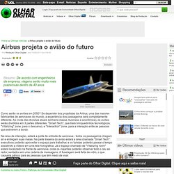 Airbus projeta o avião do futuro
