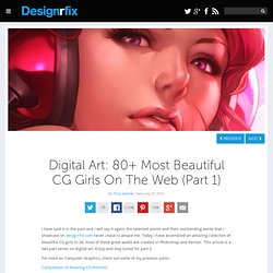 Digital Art: 80+ Most Beautiful CG Girls On The Web (Part 1)