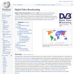 Digital Video Broadcasting (DVB)