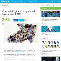 How Will Digital Change Small Business in 2012?