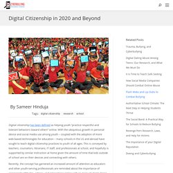 Digital Citizenship in 2020 and Beyond