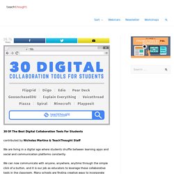 30 Of The Best Digital Collaboration Tools For Students -