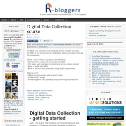 Digital Data Collection course