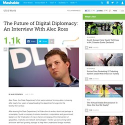 The Future of Digital Diplomacy: An Interview With Alec Ross