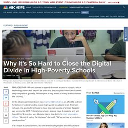 Why It's So Hard to Close the Digital Divide in High-Poverty Schools