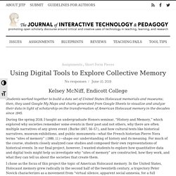 Using Digital Tools to Explore Collective Memory /