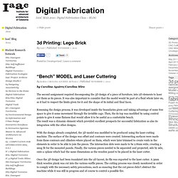 IAAC MAA 2010: Digital Fabrication Class - BLOG
