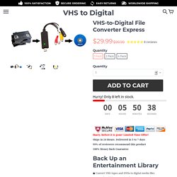 VHS-to-Digital File Converter Express – VHS to Digital