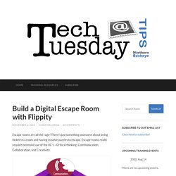 Build a Digital Escape Room with Flippity – Tech Tuesday Tips