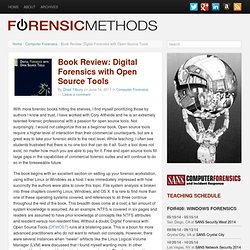 Book Review: Digital Forensics with Open Source Tools