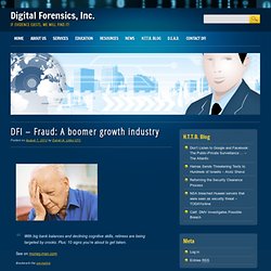 DFI – Fraud: A boomer growth industry