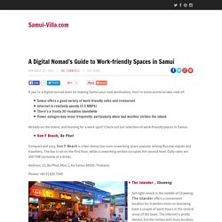 A Digital Nomad's Guide to Work-friendly Spaces in Samui - Samui-Villa.comSamui-Villa.com