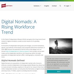 Digital Nomads: Who they are and why are they growing?