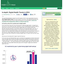 In-depth: Digital Health Trends in 2014