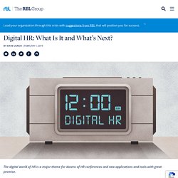 Digital HR: What Is It and What’s Next?