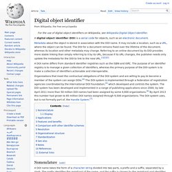 digital object identifier (en)
