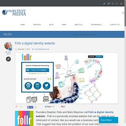 Follr a digital identity website